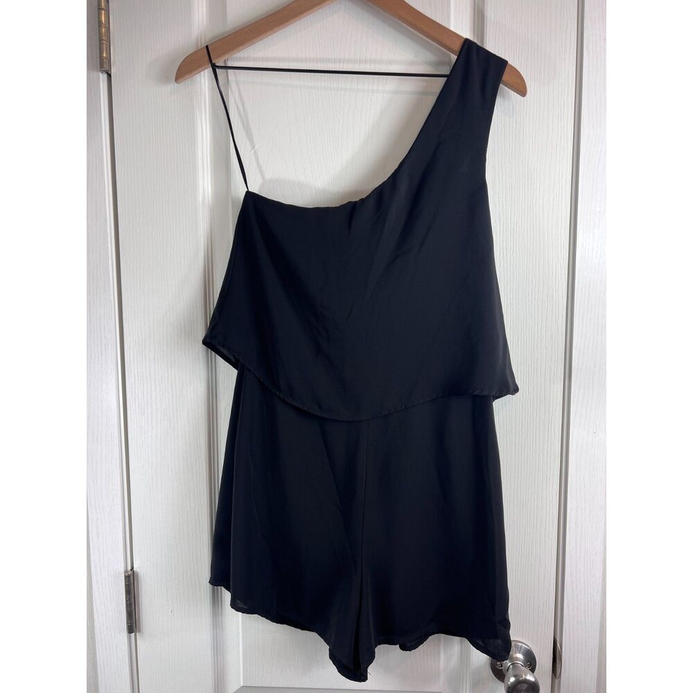 Pants Store Women's One Shoulder Romper Black Size M